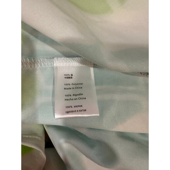 Men's 3XL Margarita Print Green & White Short Sleeve Button-Up Shirt‎ - Picture 5 of 5